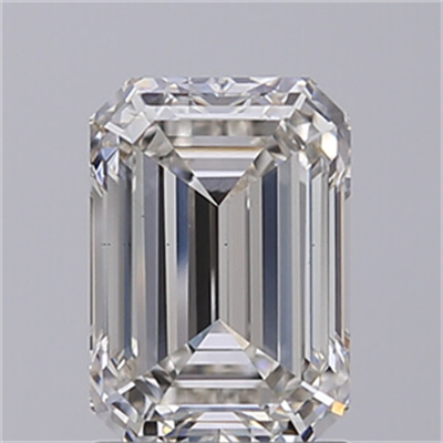 Anillo de compromiso sólido para hombre con diamante de laboratorio esmeralda de 2,50 quilates de talla ideal, E VVS2