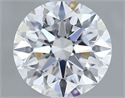 Del inventario de diamantes de laboratorio, 2.01 quilates, Redondo , Color D, claridad VVS2 y certificado IGI
