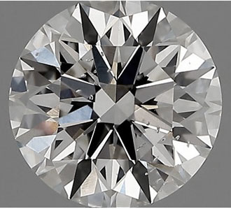 Picture of 1.25 carat Natural Round  Diamond G VS2, Clarity Enhanced, Ideal Cut, certified by CGL