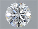 Natural Diamond 0.40 Carats, Round with Very Good Cut, E Color, VVS1 Clarity and Certified by GIA