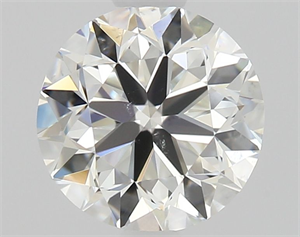 Picture of Natural Diamond 1.01 Carats, Round with Very Good Cut, H Color, SI1 Clarity and Certified by GIA
