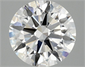 Lab Grown Diamond 3.02 Carats, Round with Ideal Cut, F Color, VVS2 Clarity and Certified by IGI