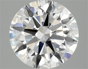 Picture of Lab Grown Diamond 3.02 Carats, Round with Ideal Cut, F Color, VVS2 Clarity and Certified by IGI