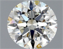 Natural Diamond 0.70 Carats, Round with Excellent Cut, I Color, SI1 Clarity and Certified by GIA