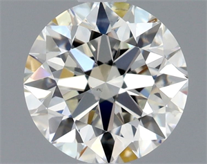 Picture of Natural Diamond 0.70 Carats, Round with Excellent Cut, I Color, SI1 Clarity and Certified by GIA