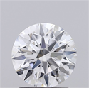 Lab Grown Diamond 1.42 Carats, Round with Ideal Cut, E Color, IF Clarity and Certified by IGI
