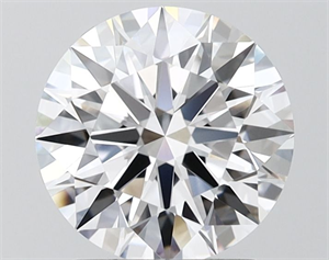 Picture of Lab Grown Diamond 2.07 Carats, Round with Ideal Cut, D Color, VVS2 Clarity and Certified by IGI