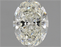 Natural Diamond 1.81 Carats, Oval with  Cut, J Color, SI2 Clarity and Certified by GIA