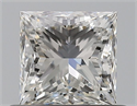 Natural Diamond 0.71 Carats, Princess with  Cut, G Color, VVS1 Clarity and Certified by GIA