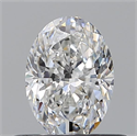 Diamante Natural 0.53 quilates, Ovalado , Color E, claridad VS1 y certificado GIA