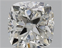 Natural Diamond 1.51 Carats, Cushion with  Cut, H Color, SI1 Clarity and Certified by GIA