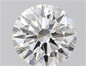 Natural Diamond 0.50 Carats, Round with Excellent Cut, F Color, SI1 Clarity and Certified by GIA