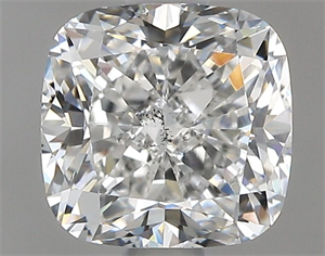 Foto Diamante Natural 1.52 quilates, Del cojín , Color H, claridad SI1 y certificado GIA de