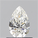 Diamante Natural 0.52 quilates, De pera , Color G, claridad SI1 y certificado GIA