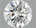 Lab Grown Diamond 3.10 Carats, Round with Excellent Cut, G Color, VVS2 Clarity and Certified by IGI