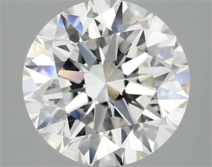 Picture of Lab Grown Diamond 3.10 Carats, Round with Excellent Cut, G Color, VVS2 Clarity and Certified by IGI
