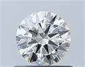 Natural Diamond 0.50 Carats, Round with Excellent Cut, G Color, SI1 Clarity and Certified by GIA