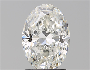 Foto Diamante Natural 1.80 quilates, Ovalado , Color H, claridad IF y certificado GIA de