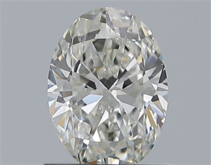Picture of Natural Diamond 0.91 Carats, Oval with  Cut, H Color, VS2 Clarity and Certified by GIA