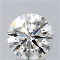 Natural Diamond 2.21 Carats, Round with Excellent Cut, I Color, SI1 Clarity and Certified by GIA