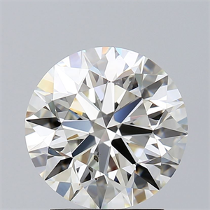 Picture of Natural Diamond 2.21 Carats, Round with Excellent Cut, I Color, SI1 Clarity and Certified by GIA