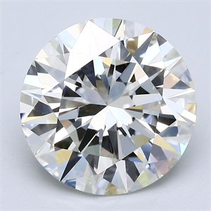 Picture of Natural Diamond 5.10 Carats, Round with Excellent Cut, J Color, VS2 Clarity and Certified by GIA