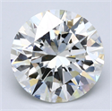 Natural Diamond 5.10 Carats, Round with Excellent Cut, J Color, VS2 Clarity and Certified by GIA