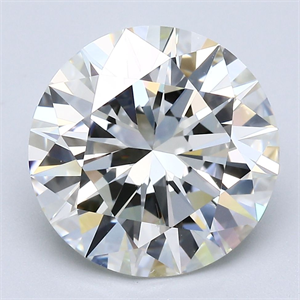 Picture of Natural Diamond 5.10 Carats, Round with Excellent Cut, J Color, VS2 Clarity and Certified by GIA
