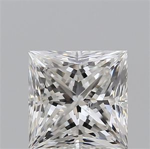 Foto Diamante Natural 1.71 quilates, Princesa , Color G, claridad SI2 y certificado GIA de