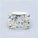 Natural Diamond 3.61 Carats, Cushion with  Cut, J Color, VS1 Clarity and Certified by GIA
