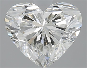 Picture of Natural Diamond 2.52 Carats, Heart with  Cut, I Color, SI1 Clarity and Certified by GIA