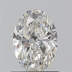 Picture of Natural Diamond 0.90 Carats, Oval with  Cut, H Color, VS1 Clarity and Certified by GIA