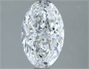 Natural Diamond 1.90 Carats, Oval with  Cut, D Color, VS1 Clarity and Certified by GIA