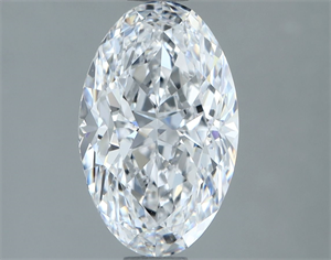 Picture of Natural Diamond 1.90 Carats, Oval with  Cut, D Color, VS1 Clarity and Certified by GIA