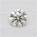 Diamante Natural 0.60 quilates, Redondo , Color K, claridad VVS1 y certificado GIA