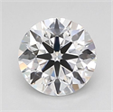 Lab Grown Diamond 1.05 Carats, Round with Ideal Cut, D Color, VVS2 Clarity and Certified by IGI