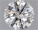 Diamante Natural 0.54 quilates, Redondo , Color F, claridad SI1 y certificado GIA
