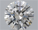 Natural Diamond 2.20 Carats, Round with Excellent Cut, F Color, VS2 Clarity and Certified by GIA