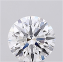 Lab Grown Diamond 3.09 Carats, Round with Ideal Cut, D Color, IF Clarity and Certified by IGI