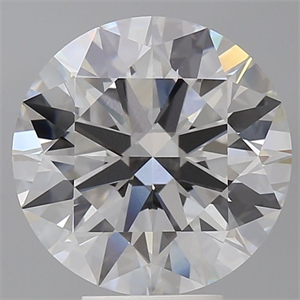 Picture of Lab Grown Diamond 6.06 Carats, Round with Ideal Cut, E Color, VVS2 Clarity and Certified by IGI