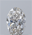 Diamante Natural 0.40 quilates, Ovalado , Color H, claridad VVS2 y certificado GIA