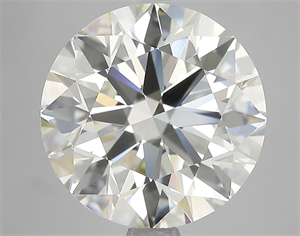 Picture of Natural Diamond 4.27 Carats, Round with Excellent Cut, J Color, VVS2 Clarity and Certified by IGI