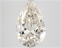 Natural Diamond 3.01 Carats, Pear with  Cut, J Color, VVS1 Clarity and Certified by GIA