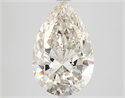 Natural Diamond 3.01 Carats, Pear with  Cut, J Color, VVS1 Clarity and Certified by GIA