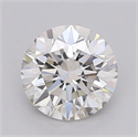 Lab Grown Diamond 1.24 Carats, Round with Excellent Cut, G Color, VS1 Clarity and Certified by IGI