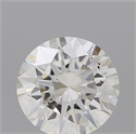 Natural Diamond 1.03 Carats, Round with Excellent Cut, H Color, VS2 Clarity and Certified by IGI