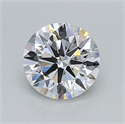 Del inventario de diamantes de laboratorio, 1.02 quilates, Redondo , Color E, claridad VS1 y certificado IGI