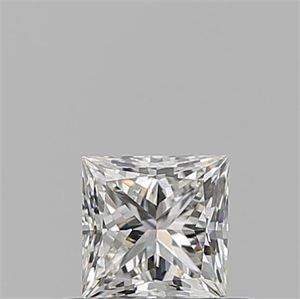 Picture of Natural Diamond 0.50 Carats, Princess with  Cut, I Color, VVS1 Clarity and Certified by GIA