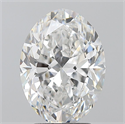 Natural Diamond 3.01 Carats, Oval with  Cut, E Color, VS1 Clarity and Certified by GIA