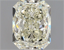Natural Diamond 1.01 Carats, Radiant with  Cut, M Color, SI1 Clarity and Certified by GIA